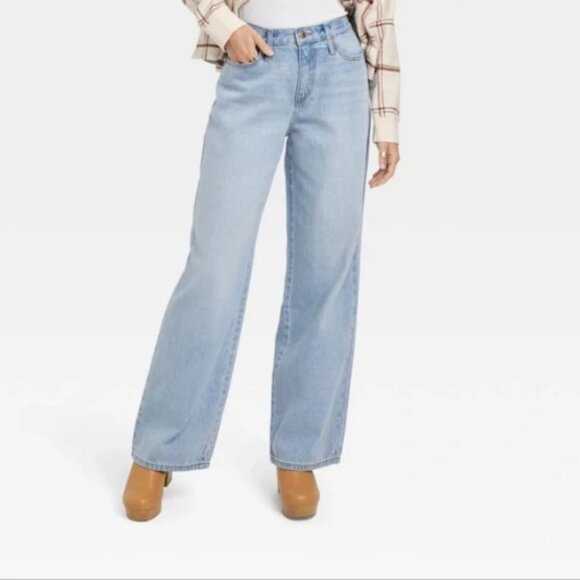 Universal thread women’s high-rise wide leg jeans! - Picture 1 of 8